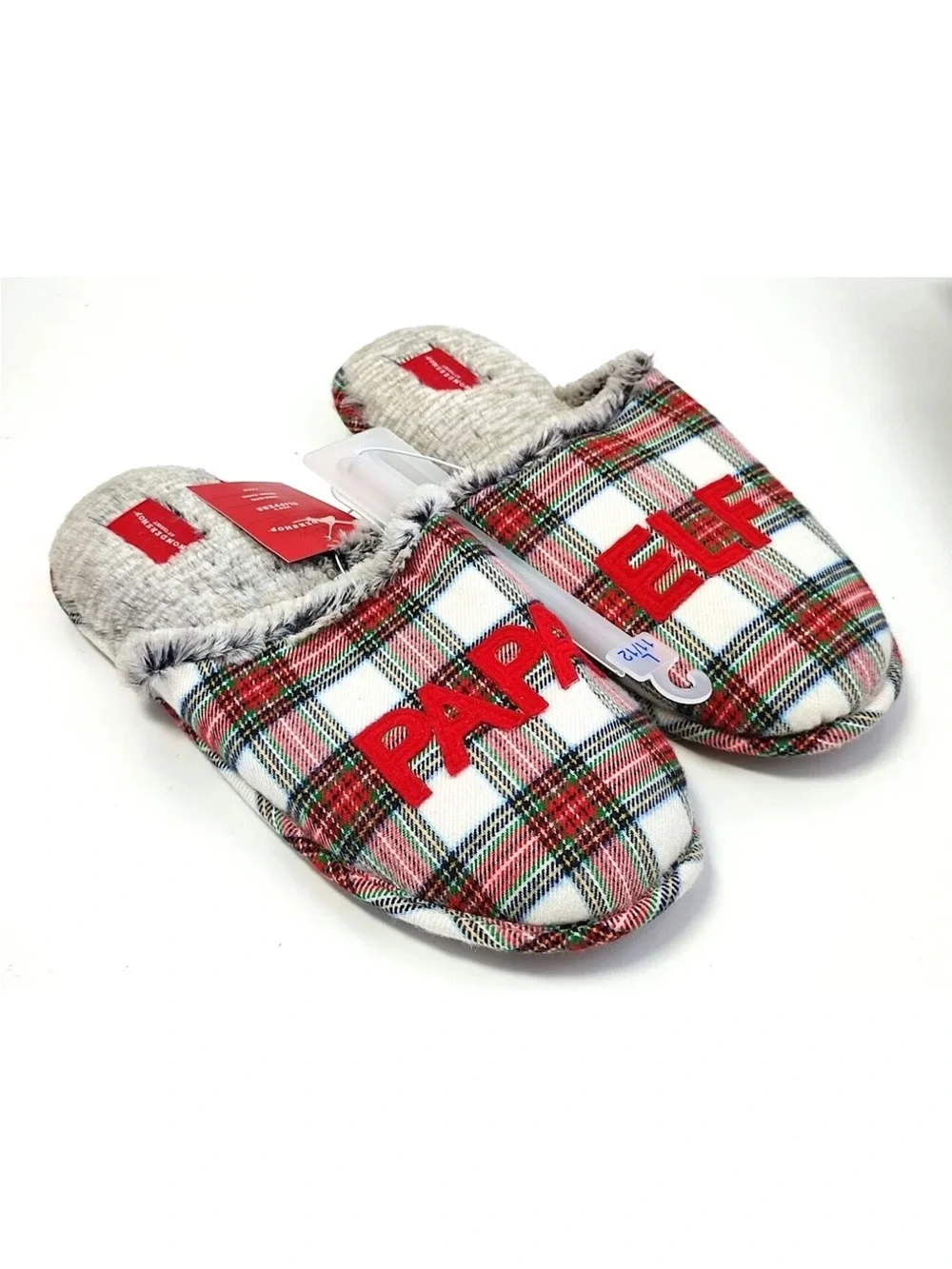 Mens papa elf slippers nwt